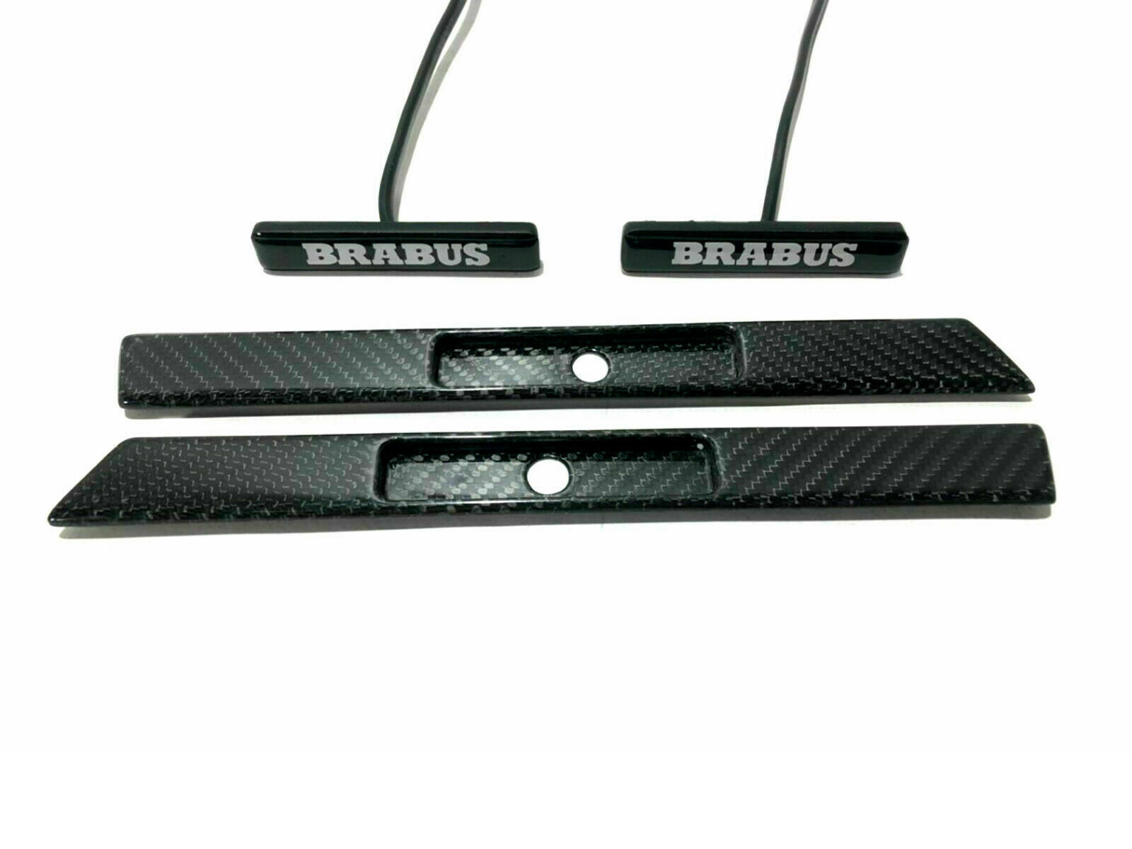Carbon Fiber Brabus Fender Insert LED for Mercedes G Wagon W463A W464